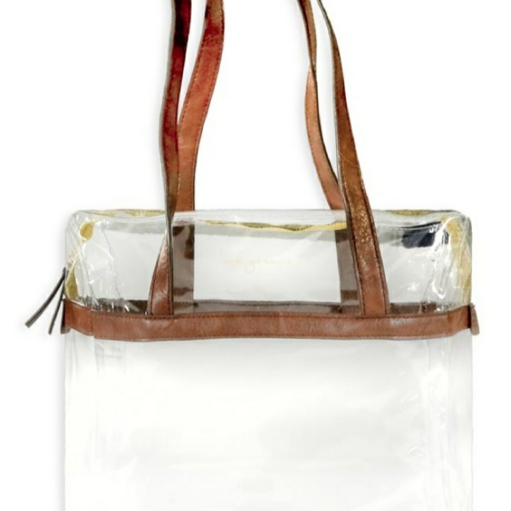 MB Greene Be CLEAR tote NWT